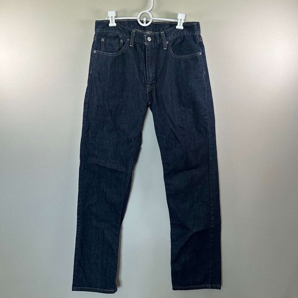 Levis 559 Relaxed Straight Jeans Mens 33x34 Dark Wash Indigo Denim 100% Cotton